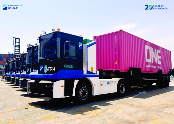 E-trucks make Oman debut at Sohar Port&rsquo;s Container Terminal